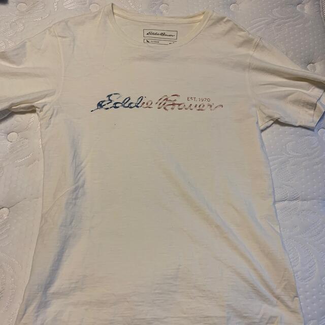 90s 黒タグ Eddie Bauer エディーバウアー モックネック ロンT