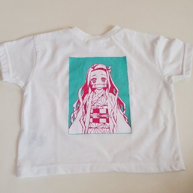 鬼滅の刃　Tシャツ　100　キッズ キッズ/ベビー/マタニティのキッズ服女の子用(90cm~)(Tシャツ/カットソー)の商品写真