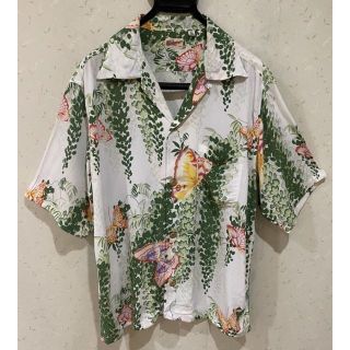 サンサーフ(Sun Surf)の＊東洋 SUN SURF レーヨン 蝶々 アロハシャツ オープンカラーシャツ L(シャツ)