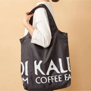 カルディ(KALDI)のKALDI　カルディ　エコバッグ　ブラック　新品未開封・未使用(エコバッグ)