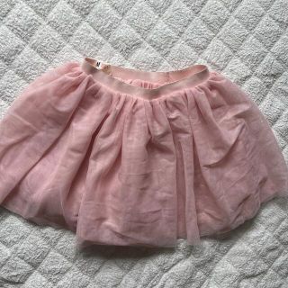 エイチアンドエイチ(H&H)のH&M スカート　チュチュ　ピンク　ラメ　110(スカート)