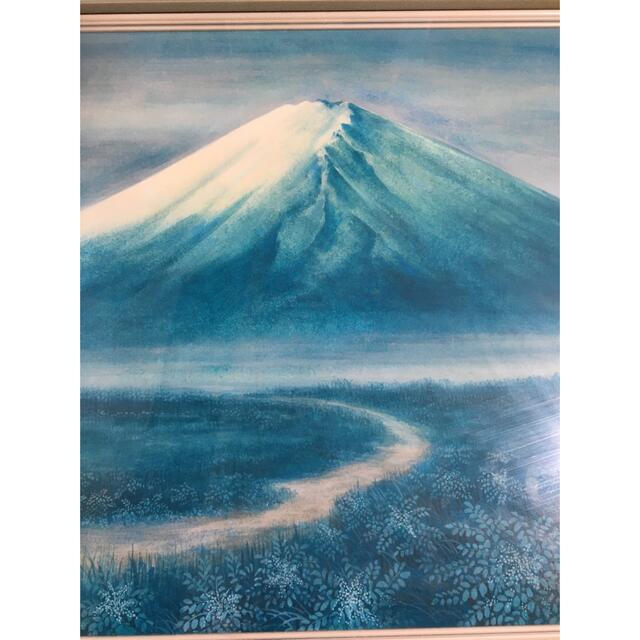 日本画　霊峰　富士山　戸田三顕