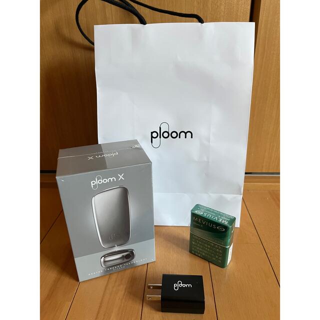 PloomTECH(プルームテック)のプルームx 新品未開封 コンセント付 メンズのファッション小物(タバコグッズ)の商品写真