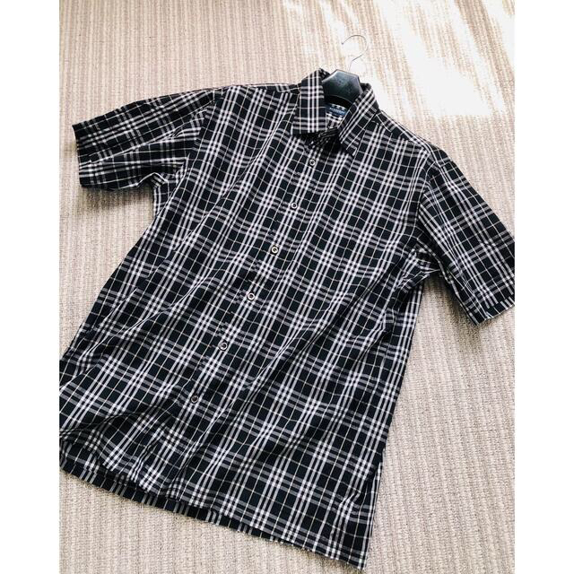 BURBERRY - 美品☆バーバリーロンドン 半袖シャツ Lサイズ ノバ ...