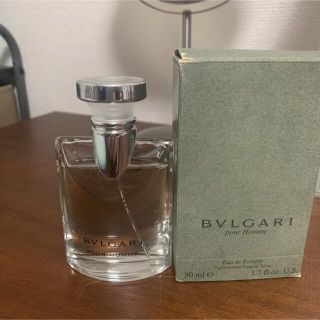 ブルガリ(BVLGARI)のBVLGARI 50mlほぼ未使用品  ブルガリプールオムオードトワレ 香水(ユニセックス)