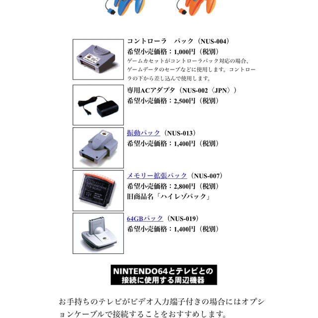 NINTENDO 64(ニンテンドウ64)のニンテンドー64 ソフト3種＋振動パック エンタメ/ホビーのゲームソフト/ゲーム機本体(その他)の商品写真