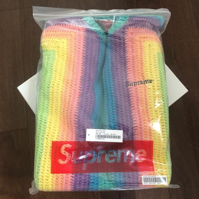 良好 国内正規 Supreme 22SS Hand Crocheted Sweater ハンドクロシェ