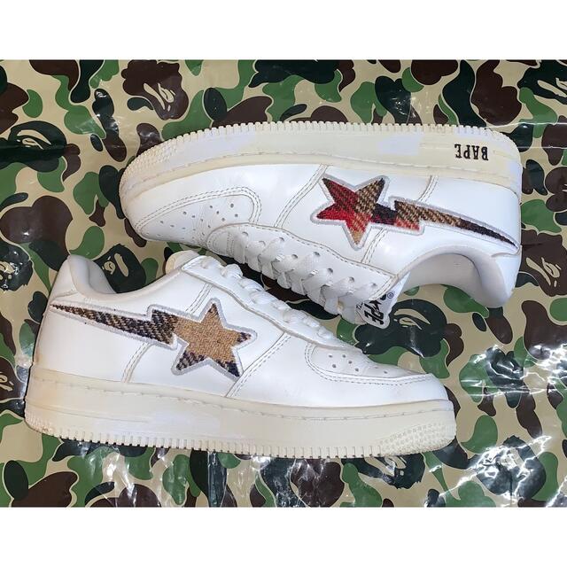 再×14入荷 ☆激レア☆ APE bapesta ホワイト 23.5cm kaws - 通販 - www