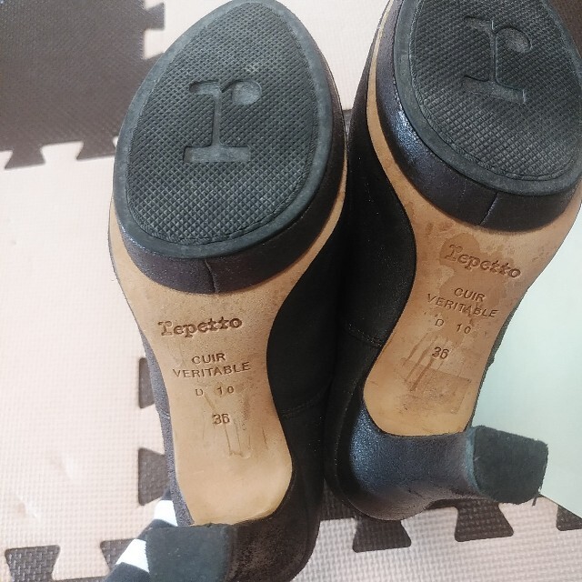 repetto(レペット)のレペット　23センチ　ヒール　ブラウン レディースの靴/シューズ(ハイヒール/パンプス)の商品写真
