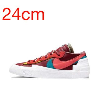 ナイキ(NIKE)のKAWS × sacai × Nike Blazer Low Team Red(スニーカー)