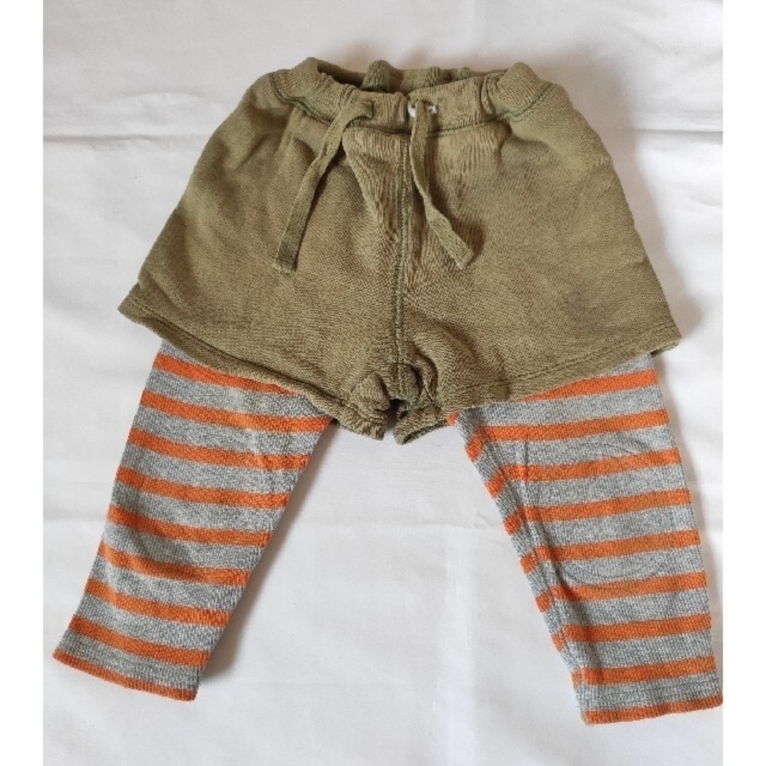 babyGAP(ベビーギャップ)のbabyGap　重ね着風　ズボン　90cm 18~24months　2枚組 キッズ/ベビー/マタニティのキッズ服男の子用(90cm~)(パンツ/スパッツ)の商品写真