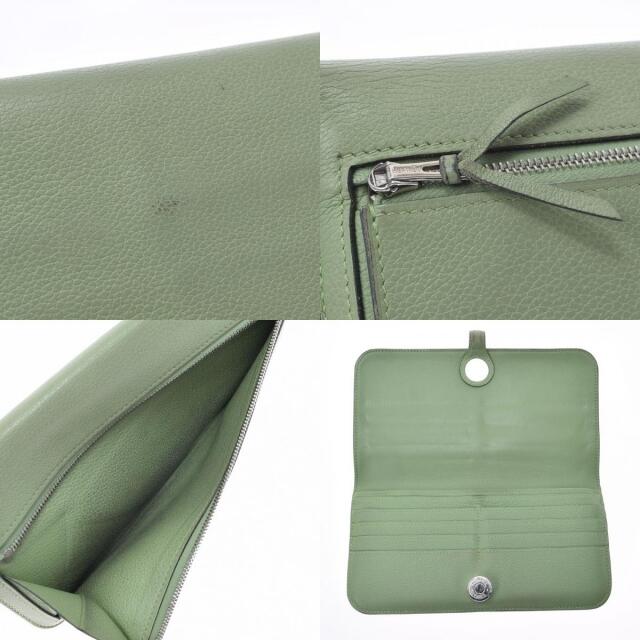 エルメス ドゴンロング 長財布 ヴェールクリケット