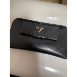 プラダ(PRADA)のPRADA リボン 長財布(財布)