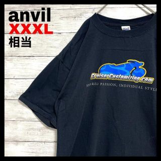 アンビル(Anvil)のg54 アンビル 海外古着 半袖Tシャツ 企業ロゴ オートバイ オーバーサイズ(Tシャツ/カットソー(半袖/袖なし))