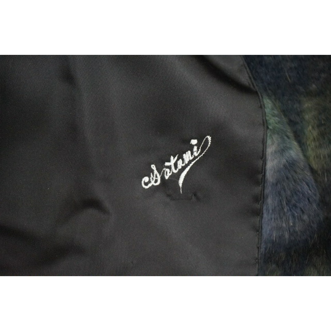 ♪♪ レディース 毛皮 ハーフコート  SIZE フリー チェック グリーン レディースのジャケット/アウター(その他)の商品写真