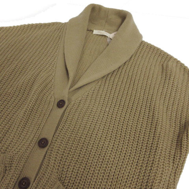 chocol raffine robe(ショコラフィネローブ)のショコラフィネローブ カーディガン ニット ショールカラー 長袖 茶系 F レディースのトップス(カーディガン)の商品写真