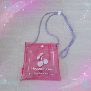 メゾピアノ(mezzo piano)のメゾピアノ/ポシェット　おまけ　付録　女の子　ピンク　子供バッグ　mezzop(ポシェット)