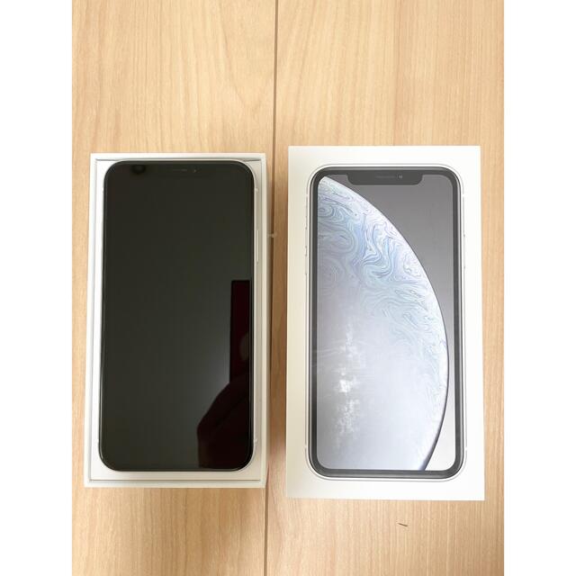 美品 iPhone XR White 64 GB SIMフリー ホワイト