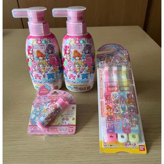 バンダイ(BANDAI)のリンスインシャンプートロピカルージュプリキュア＆歯ブラシセット＆リップクリーム(シャンプー)