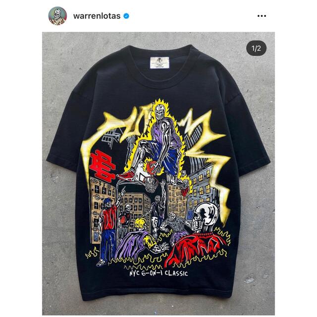 Supreme(シュプリーム)の激レア Warren Lotas x Eric Emanuel コラボT メンズのトップス(Tシャツ/カットソー(半袖/袖なし))の商品写真