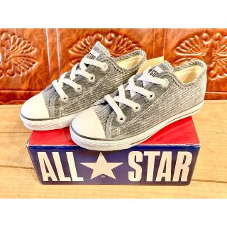 コンバース(CONVERSE)の★希少レア!コンバース オールスター キッズ コーデュロイ グレー 219★(スニーカー)