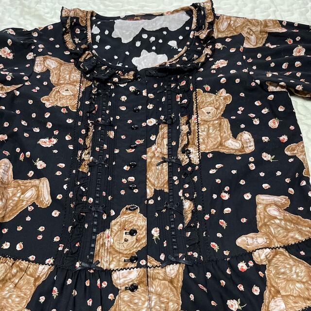 ピンクハウス❣️クマ  さんが可愛い💕ワンピース👗