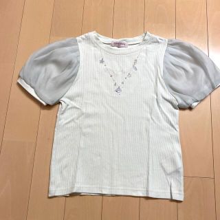 メゾピアノジュニア(mezzo piano junior)のメゾピアノ Jr 140【極美品】♡シェル♡(Tシャツ/カットソー)