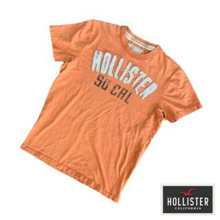 ホリスター(Hollister)のHOLLISTER (ホリスター) メンズ Tシャツ オレンジ Mサイズ(Tシャツ/カットソー(半袖/袖なし))