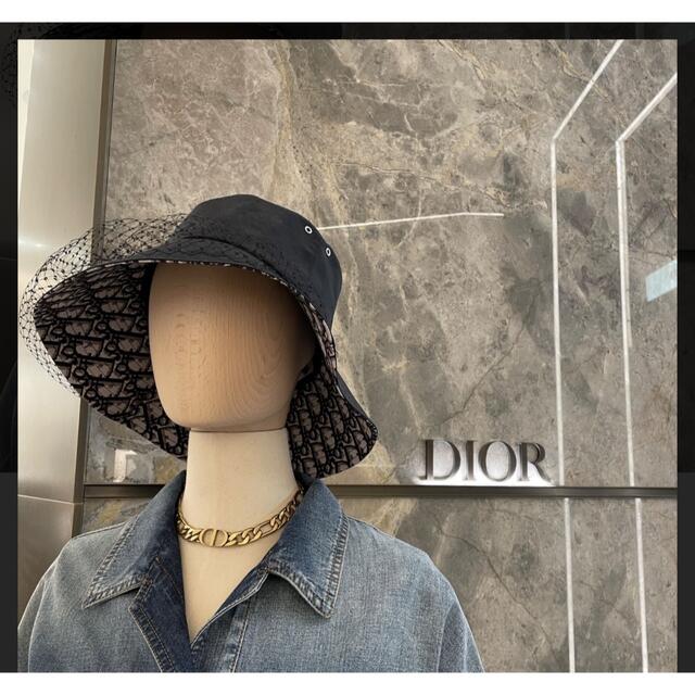 Christian Dior(クリスチャンディオール)のディオール　バケットハット　バケハ　TEDDY D dior ボブハット レディースの帽子(ハット)の商品写真