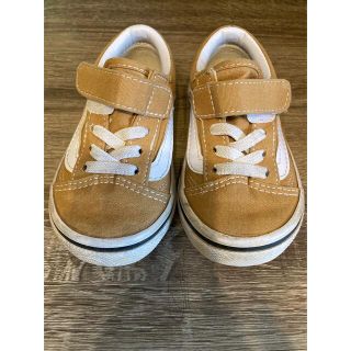 ヴァンズ(VANS)のvans オールドスクール14センチ　ベージュ(スニーカー)