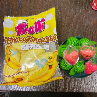 Trolliトローリ　チョコバナナイチゴグミモモグミ(菓子/デザート)