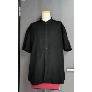 chitose ARBE SHIRT スタンドカラーシャツ ブラック ８Ｌ位(シャツ)