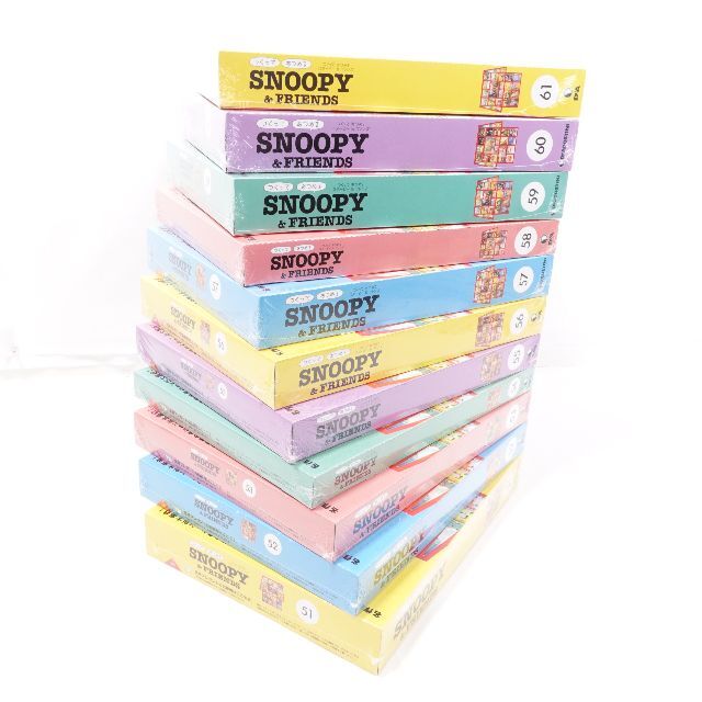 SNOOPY(スヌーピー)のDeAGOSTINI　SNOOPY&FRIENDS21～61　41点セット エンタメ/ホビーのおもちゃ/ぬいぐるみ(模型/プラモデル)の商品写真