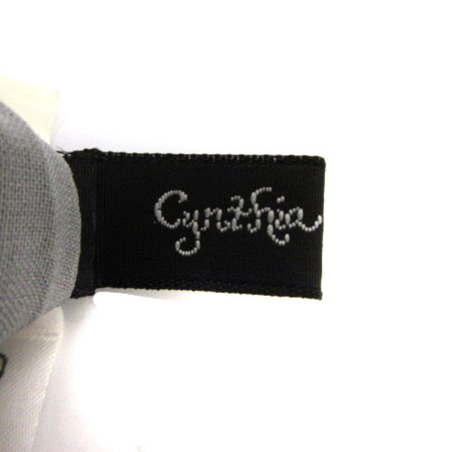 Cynthia Rowley(シンシアローリー)のシンシアローリー スカート ミニ ティアード シルク混 ドット柄 グレー 2 レディースのスカート(ミニスカート)の商品写真