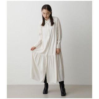 アズールバイマウジー(AZUL by moussy)のティアードヘムシャツワンピース(ロングワンピース/マキシワンピース)