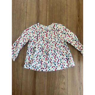 プチバトー(PETIT BATEAU)のプチバトー　18m シャツ(シャツ/カットソー)