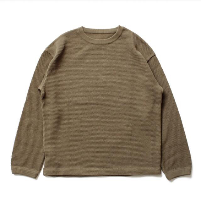 crépuscule (クレプスキュール)のcrepuscule / moss stitch P/O 鹿の子編み メンズのトップス(Tシャツ/カットソー(七分/長袖))の商品写真