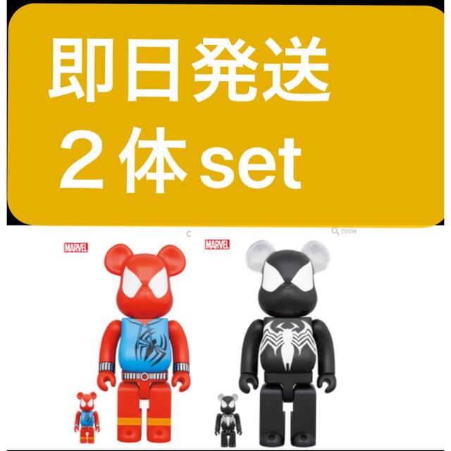 その他BE@RBRICK SPIDER-MAN BLACK & SCARLET