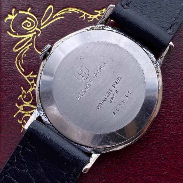 Hermes(エルメス)の【一目惚れ】OH済 HERMES PARIS エルメス ビンテージ 腕時計 4 メンズの時計(腕時計(アナログ))の商品写真