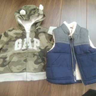 ギャップキッズ(GAP Kids)のGAP ベビー服 男の子  パーカーとベスト(Tシャツ/カットソー)