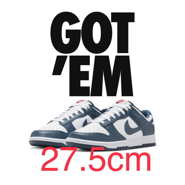 【新品未使用】NIKE dunk low valerian blue 27.5㎝