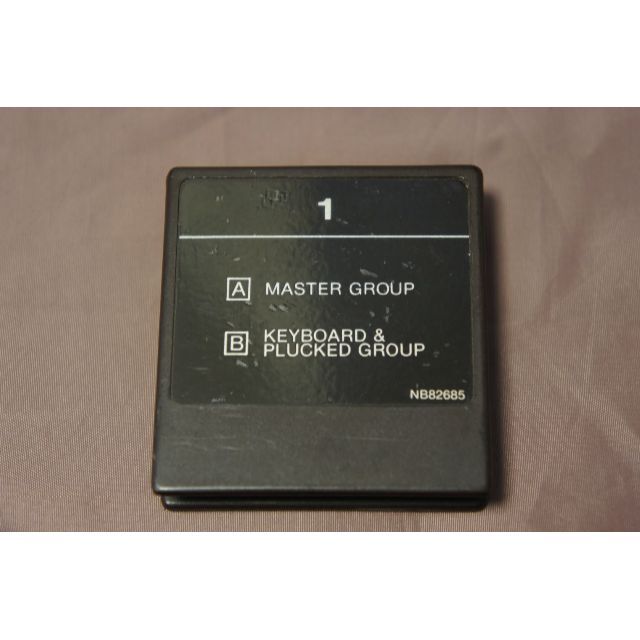 ヤマハ(ヤマハ)の★YAMAHA DX7用 VOICE ROM1 DATA ROM1カートリッジ 楽器の鍵盤楽器(キーボード/シンセサイザー)の商品写真