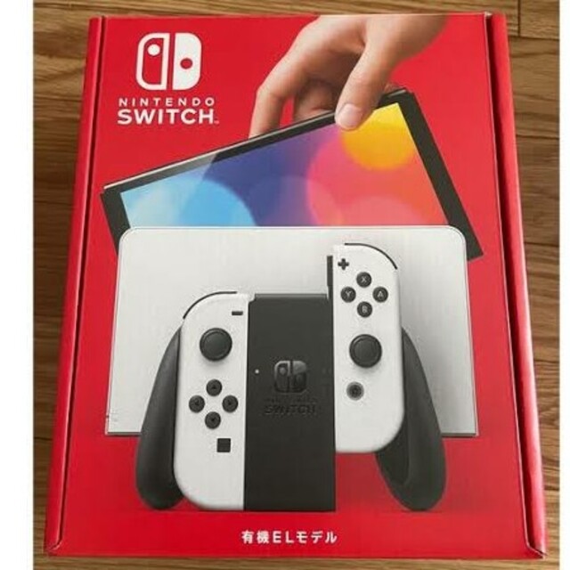 【新品】Nintendo Switch 本体 有機ELモデル ホワイトゲームソフト/ゲーム機本体