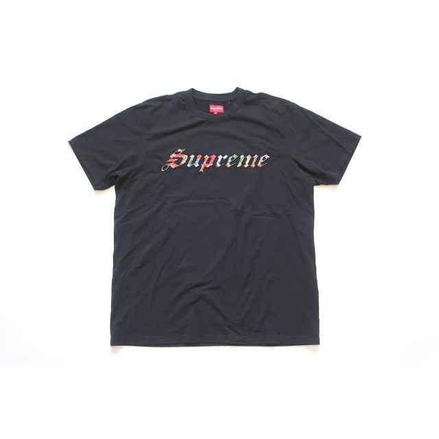 XL)Supreme Floral Applique TopフローラルTシャツ