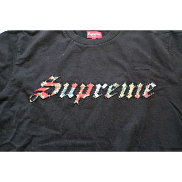 XL)Supreme Floral Applique TopフローラルTシャツ