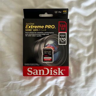 サンディスク(SanDisk)の新品★128GB SDXCカードSDカードSanDisk Extreme Pro(PC周辺機器)