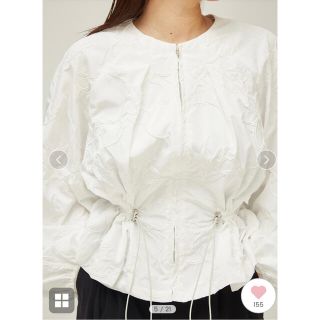 【超美品】FRAY ID ボリュームスリーブドロストブルゾン