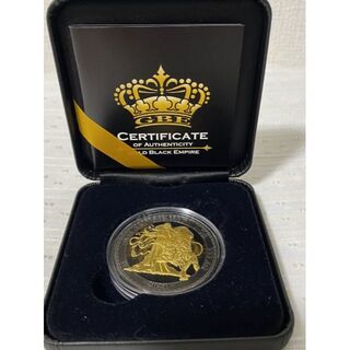 2021 セントヘレナ　ウナとライオン　ゴールドブラックエンパイア　銀貨(貨幣)
