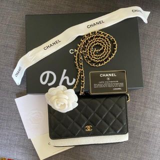 シャネル(CHANEL)の新品未使用 シャネルチェーンウォレット キャビアスキン ゴールド金具(ショルダーバッグ)