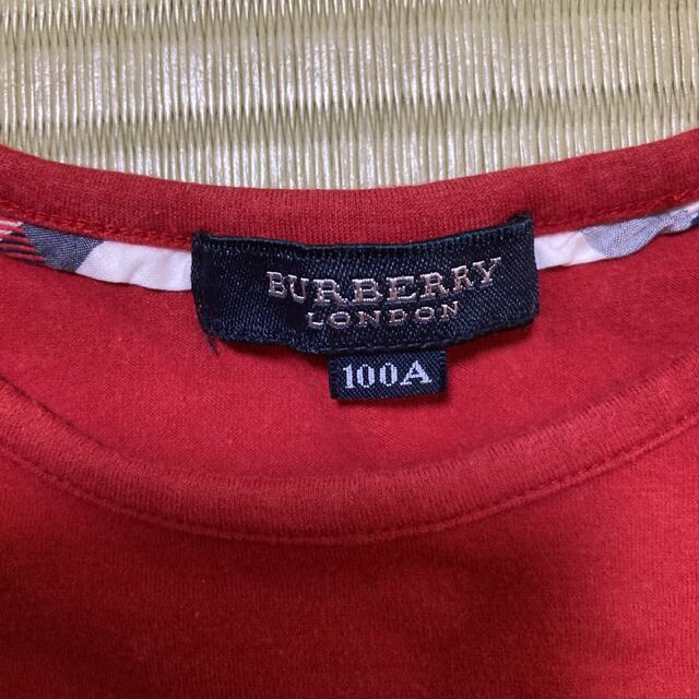 BURBERRY(バーバリー)のバーバリー　Tシャツ　100 キッズ/ベビー/マタニティのキッズ服女の子用(90cm~)(Tシャツ/カットソー)の商品写真